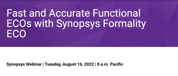 Synopsys, August 16, 2022