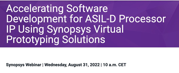 Synopsys, August 31, 2022